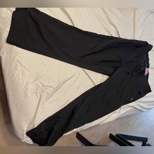 Black scrub pants